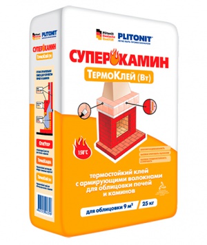ПЛИТОНИТ-СуперКамин ТермоКлей (Вт) (25 кг)