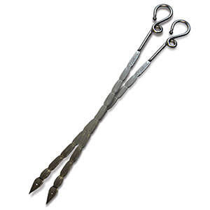 Шампур -38см ручка тип 1(Кочевник)