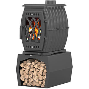 Печь-камин Везувий BX-09М "Антрацит"