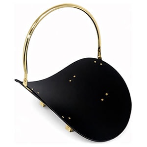 Дровница EVEREST Н001-PВ латунь/черный (48*38*42см)