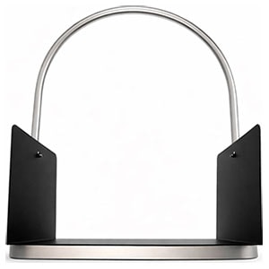 Дровница EVEREST Н038-SB никель/черный (40*30*47см)