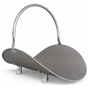 Дровница EVEREST Н001-S никель (48*38*42см)