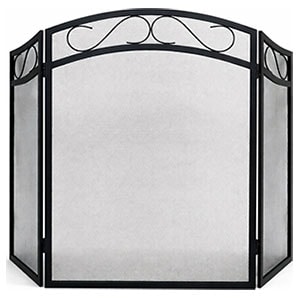 Экран каминный EVEREST FS132-B черный (79*118см)