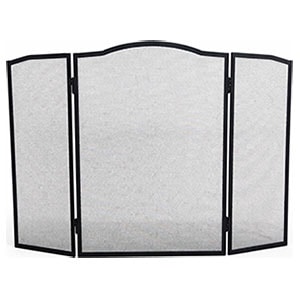 Экран каминный EVEREST FS3-B черный (61*96см)