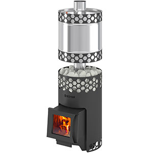 Печь для бани Везувий "Пчёлка С" с баком