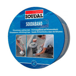 Кровельная лента SOUDABAND 10см x 10м - красная