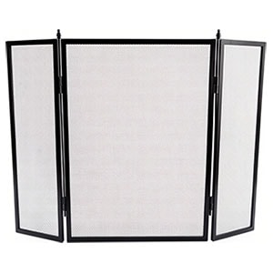 Экран каминный EVEREST FS145-B черный (53*81см)