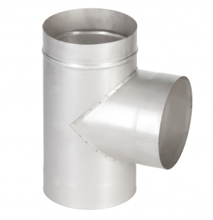 Тройник 1ТР 90  AISI 304, 0,8мм - Ø 150мм