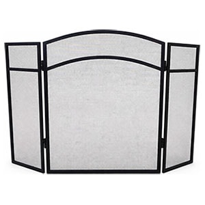 Экран каминный EVEREST FS96-B черный (61*96см)