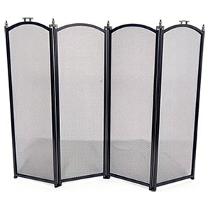 Экран каминный EVEREST FS201-B-B черный (61*96см)