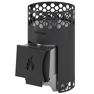 Печь для бани Везувий "Чёрная Пчёлка" INOX