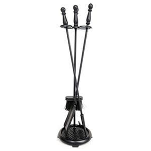 Набор каминный EVEREST K7-B черный (19*71см)