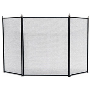 Экран каминный EVEREST FS202-B-A черный (81*132см)