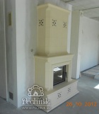 Облицовка в изразце 3 для каминной топки Hoxter