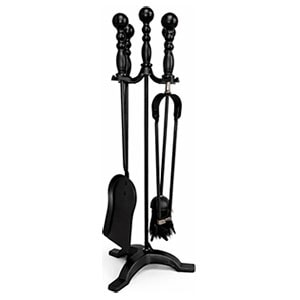 Набор каминный EVEREST K53-B черный (19*19*62см)