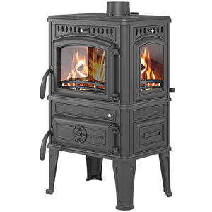 Печь-камин Везувий LV-12РS "Антрацит"