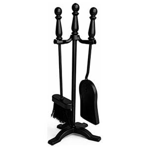 Набор каминный EVEREST K57-B черный (19*19*47см)