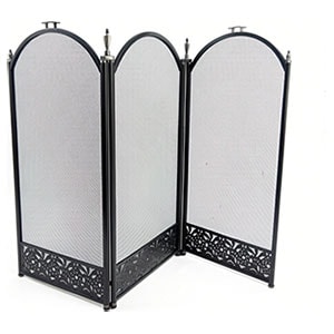 Экран каминный EVEREST FS203-B черный (61*96см)