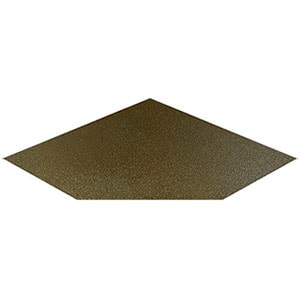 Лист напольный угловой 1100*1100*1,5 бронза