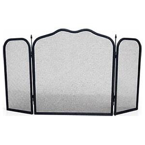 Экран каминный EVEREST FS48-B черный (57*108см)