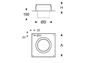 Переходник Кирпичная труба - PM25